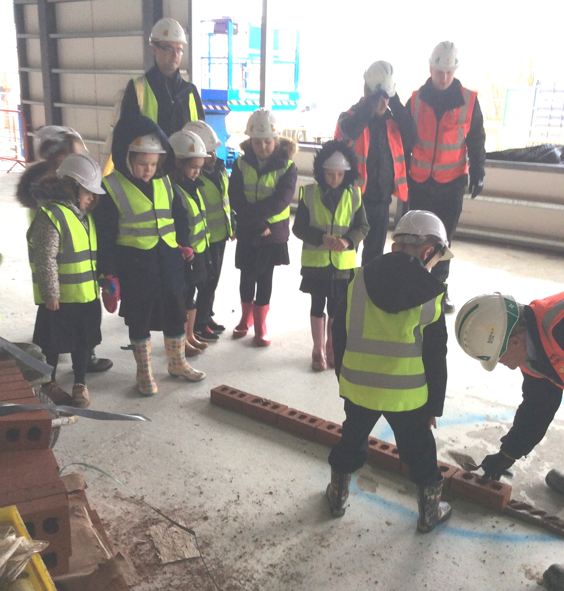 Chorley Road - students bricklaying.JPG