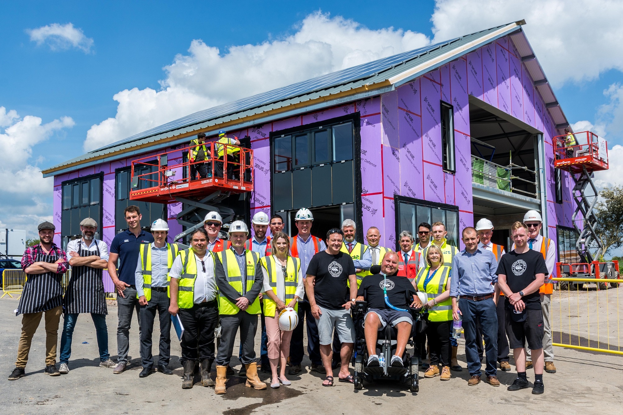 Project partners on site at the Get Busy Living Centre_LR.jpg