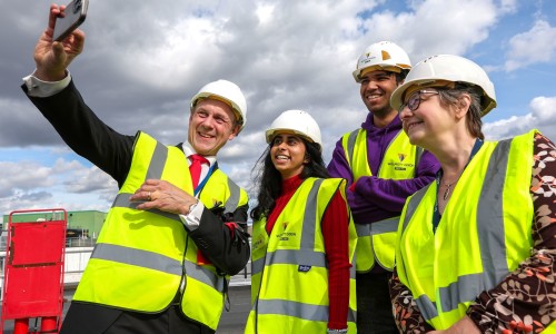Willmott Dixon's major milestone on Queen Mary University of London building