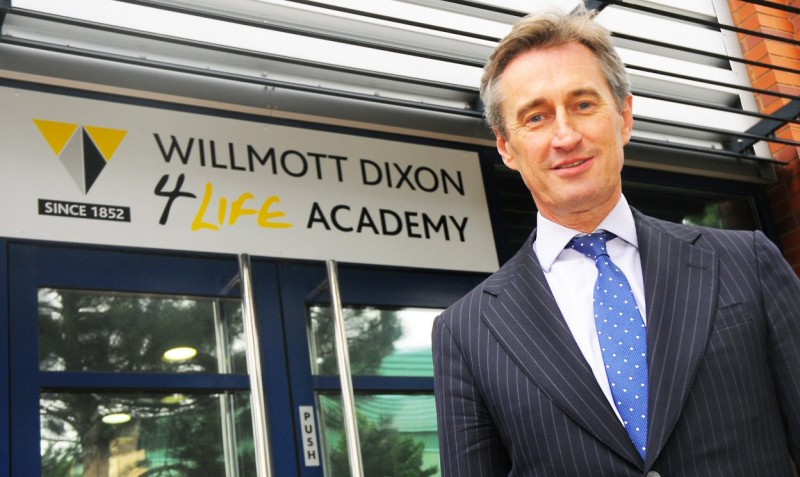 Rick Willmott outside the 4Life Academy in Birmingham